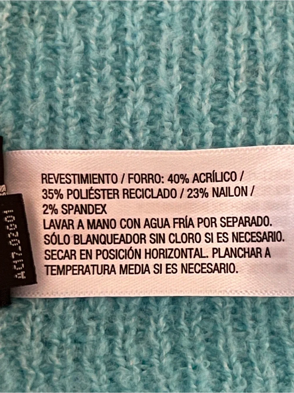 Art Class Target Mint Aqua Blue Ribbed Knit Beanie OS NWOT